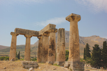 ruins of ancient greek temple