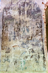 wall painting inside an abandoned Orthodox church