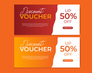 Discount voucher fast food template design.Discount voucher hamburger in template design.gift voucher template