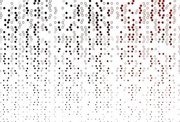 Light Red vector template with circles.