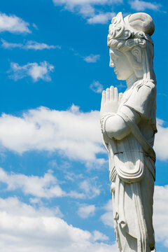 Buddha Statue With the Sky As Background