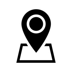 location icon on white background	
