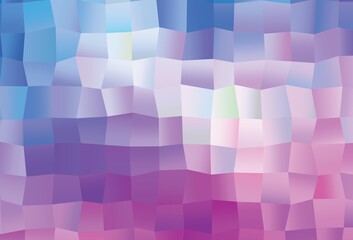 Light Pink, Blue vector background with rectangles.