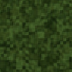 Abstract seamless pattern with green colored chaotic overlap circle tiles