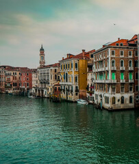 Obraz na płótnie Canvas Views from the Grand Canal in Venice
