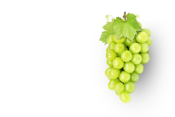Fototapeta premium bunch of green grapes