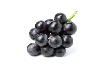 bunch of grapes isolated on white