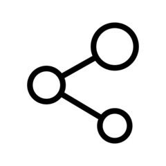 share icon on white background	
