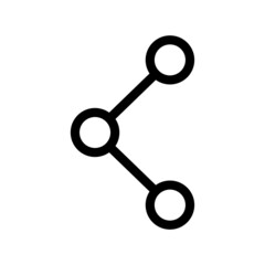 share icon on white background	
