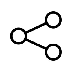 share icon on white background	
