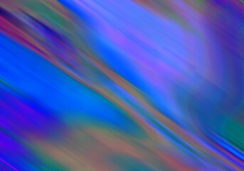 Abstract defocused blue-green-pink background. Blurred diagonal lines. Background for laptop cover, book cover, notepad.