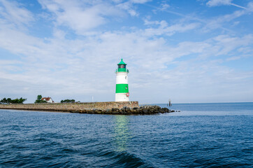 The Lighthouse of Schleimünde at Western coast of Baltic Sea marks the entrance from the sea into the Schlei. The beacon was built in 1871.