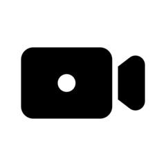 Fototapeta na wymiar video icon on white background 