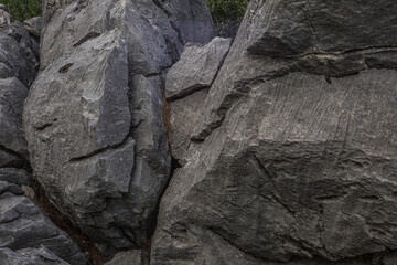 stone rocks in the mountains of Turkey