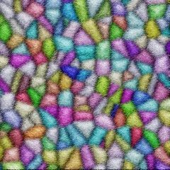 Fototapeta na wymiar unique abstract design, fractal geometry