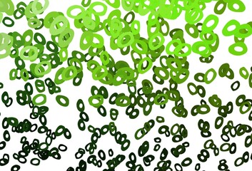 Light Green vector texture with disks.