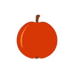 Apple illustration. Vector illustration for stickers, stationery, decoration.