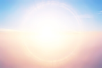 sunrise sky watercolor gradient colors, beautiful abstract nature wallpaper