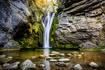 Cascade de la Brive dans le Bugey