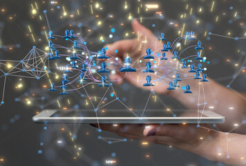team hierarchy connection group digital