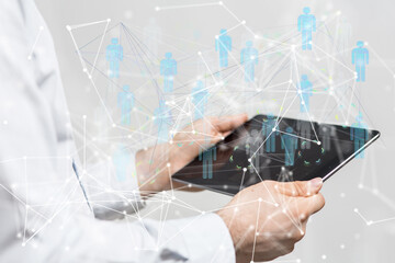 Unity group and teamwork concept