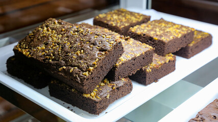 chocolate cake with nuts