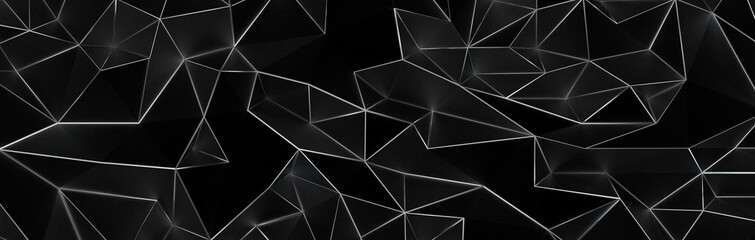 Abstract dark polygonal mosaic background