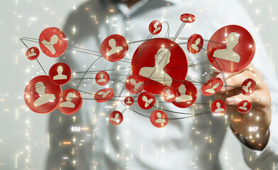 Abstract technology group and data