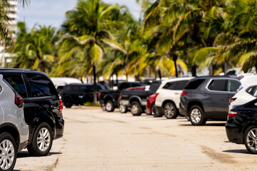 Fort Lauderdale municipal parking lots packed with cars