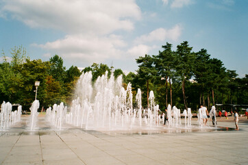 fountain in the park