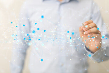 Telecommunication concept with abstract network structure