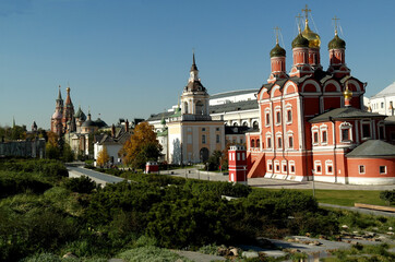 Fototapeta na wymiar Collection of Moscow churches ...