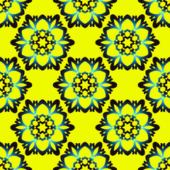 Classic Pattern Ornament, Seamless Geometric Pattern for Design, Wallpaper, Fashion Print, Trendy Decor, Home Textile, Retro Decor. Vector.