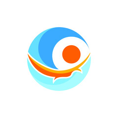 Professional Rounded Shaped Bird Travel And Tourism Company Logo