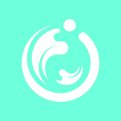 Modern, Minimalist, Conceptual Dental Waves Healthcare And Medicine Logo