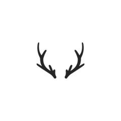 Deer antlers logo design