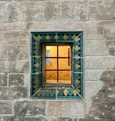 old window in the wall