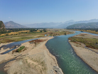 River swat beautiful view from top