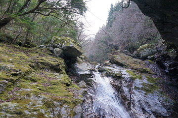 山奥に流れる川
