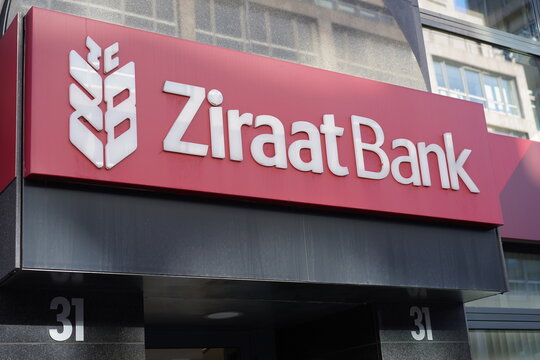 Filiale der Ziraat Bank in Berlin am 24.10.2021