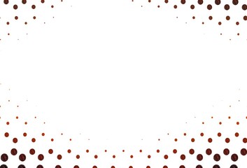 Light orange vector backdrop with dots.