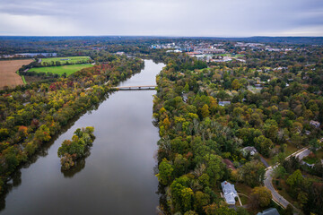 Drone of Princeton in the Autumn