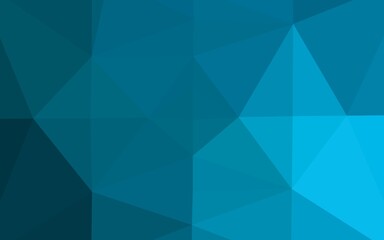 Fototapeta premium Light BLUE vector abstract polygonal layout.