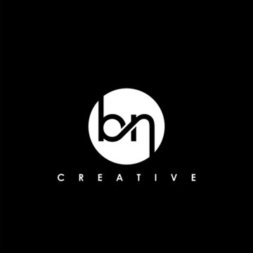 BN Letter Initial Logo Design Template Vector Illustration