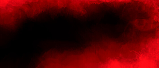 Abstract black and red watercolor background