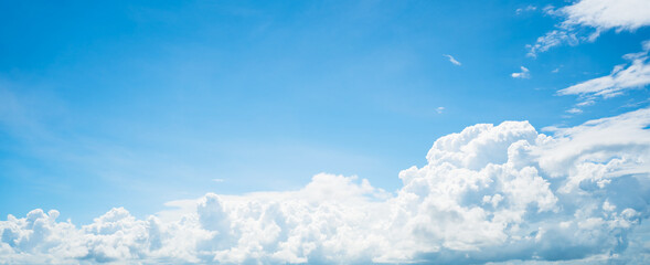 blue sky with clouds