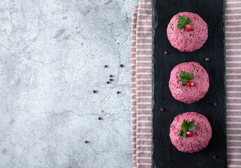 spinach beetroot pkhali assorted georgian cuisine