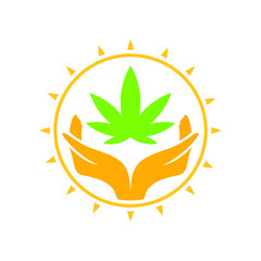 Modern, Professional, Minimalist, Organic Cannabis Health, Beauty And Medicine Brand Identity Logo