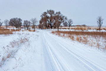 road in winter