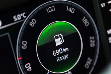 .electronic dashboard in car - Image